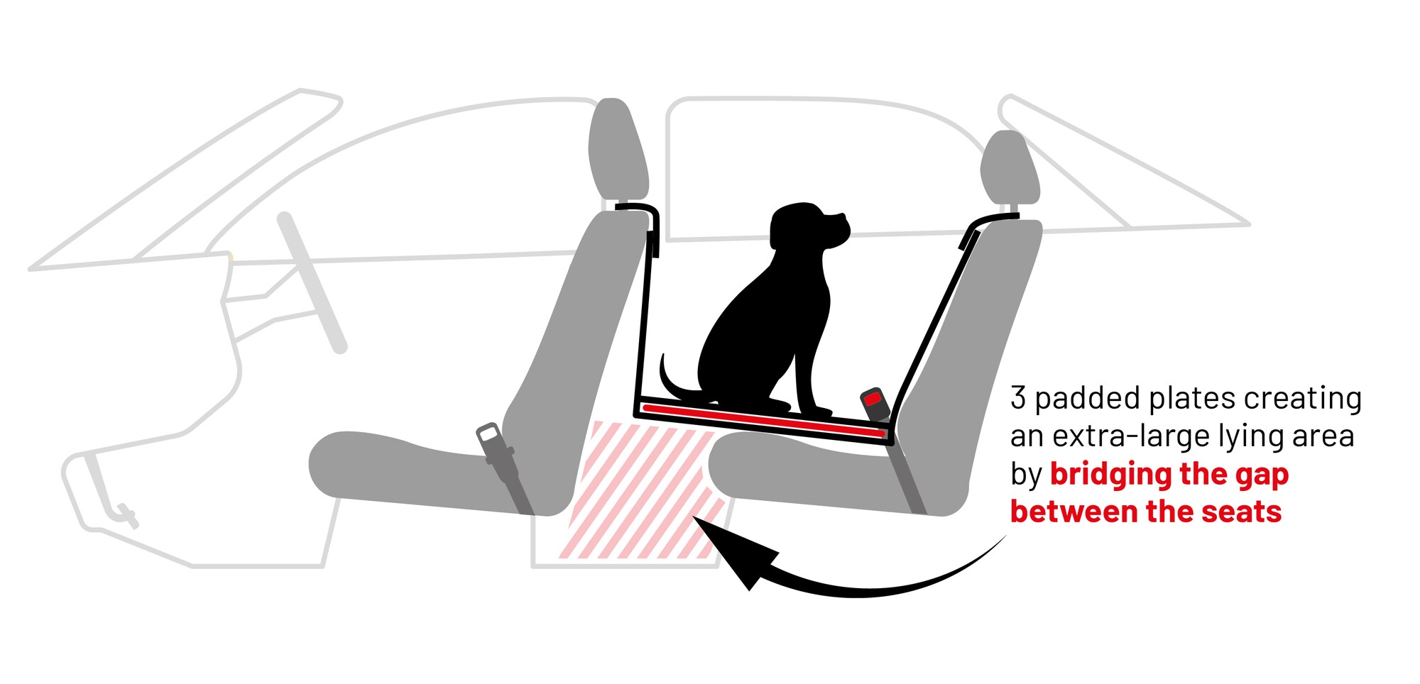 Baksätesskydd 166x133cm