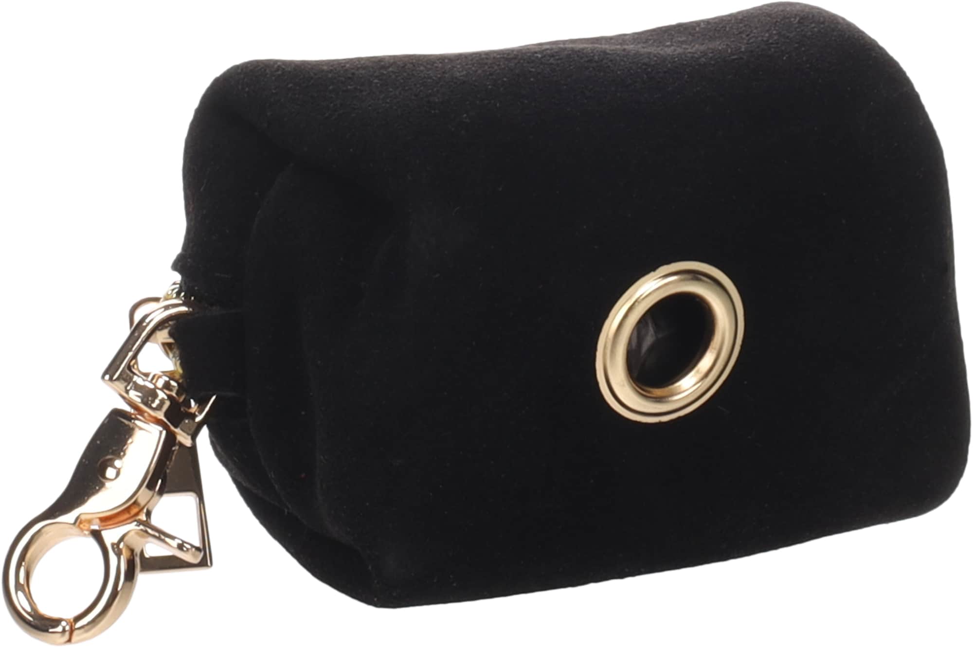 Bajspåsehållare läder svart