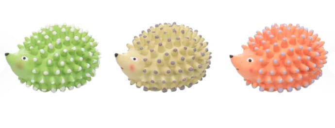 Hundleksak Latex Igelkott 7cm