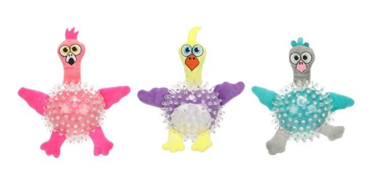 Hundleksak Fågel med TPR-boll 