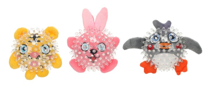 Hundleksak Djur med TPR-boll 