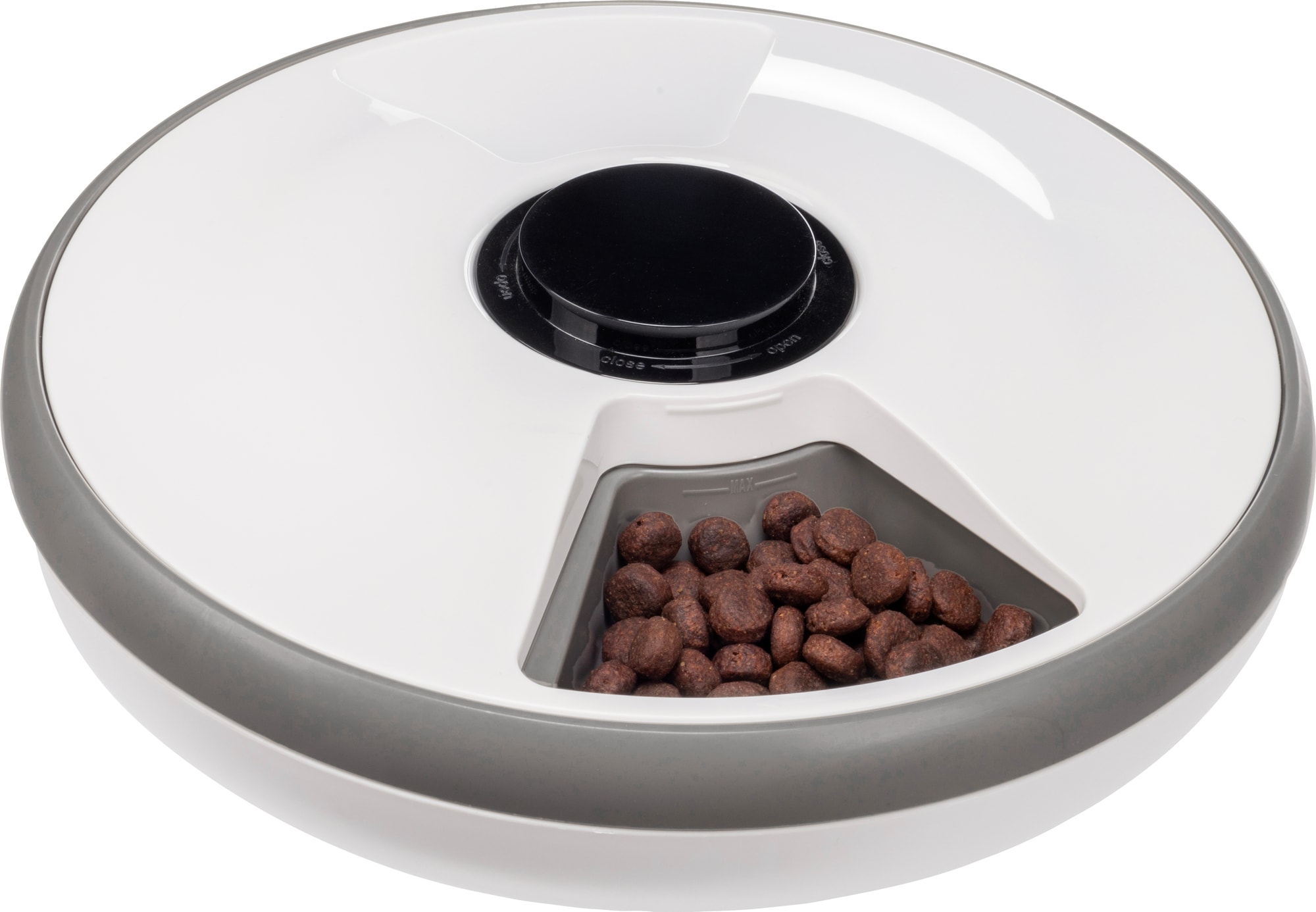 Foderautomat med 6 måltider á 90g