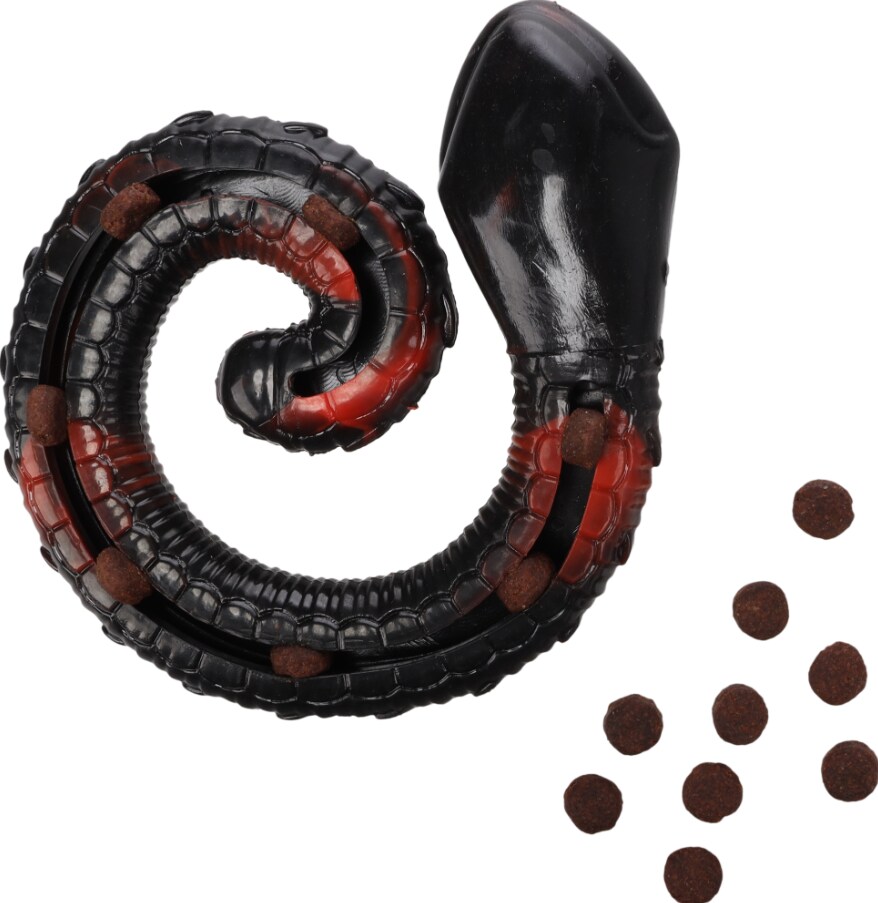 Snacksorm Ringlad Röd/Svart