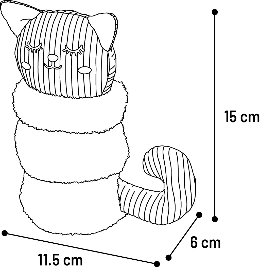 Plysch Ribola Cat 15cm