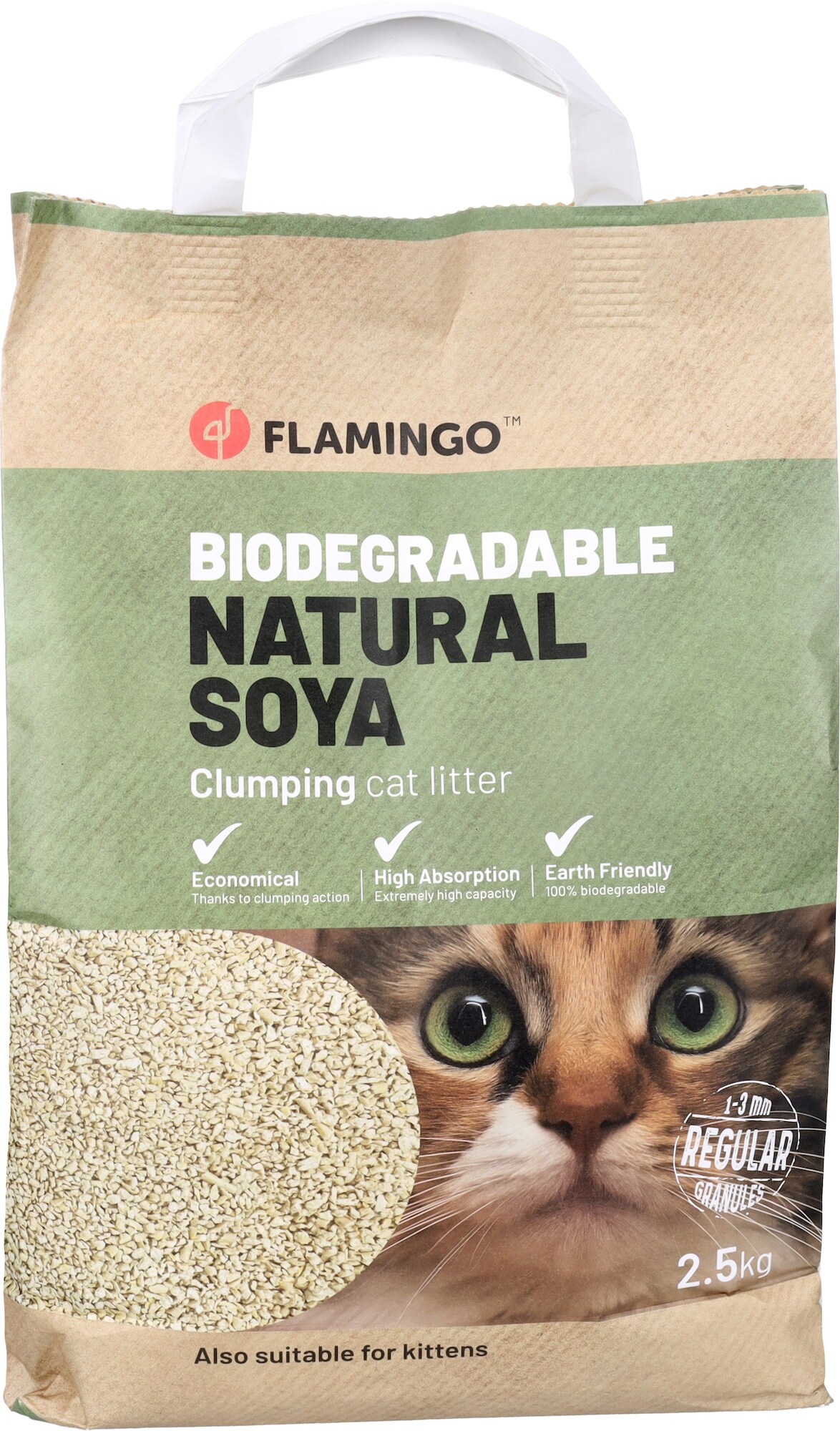 Kattsand Natural Soya 2,5kg
