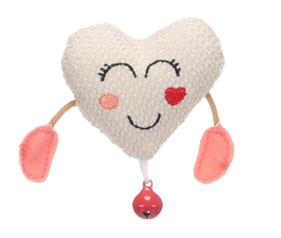 Kattleksak Hjärta 9cm