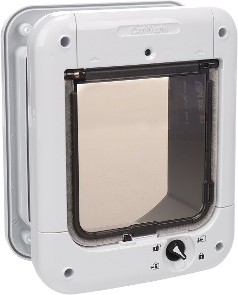 Closer Pets lucka ställbar 4-vägs för micropchip (360W) - 2