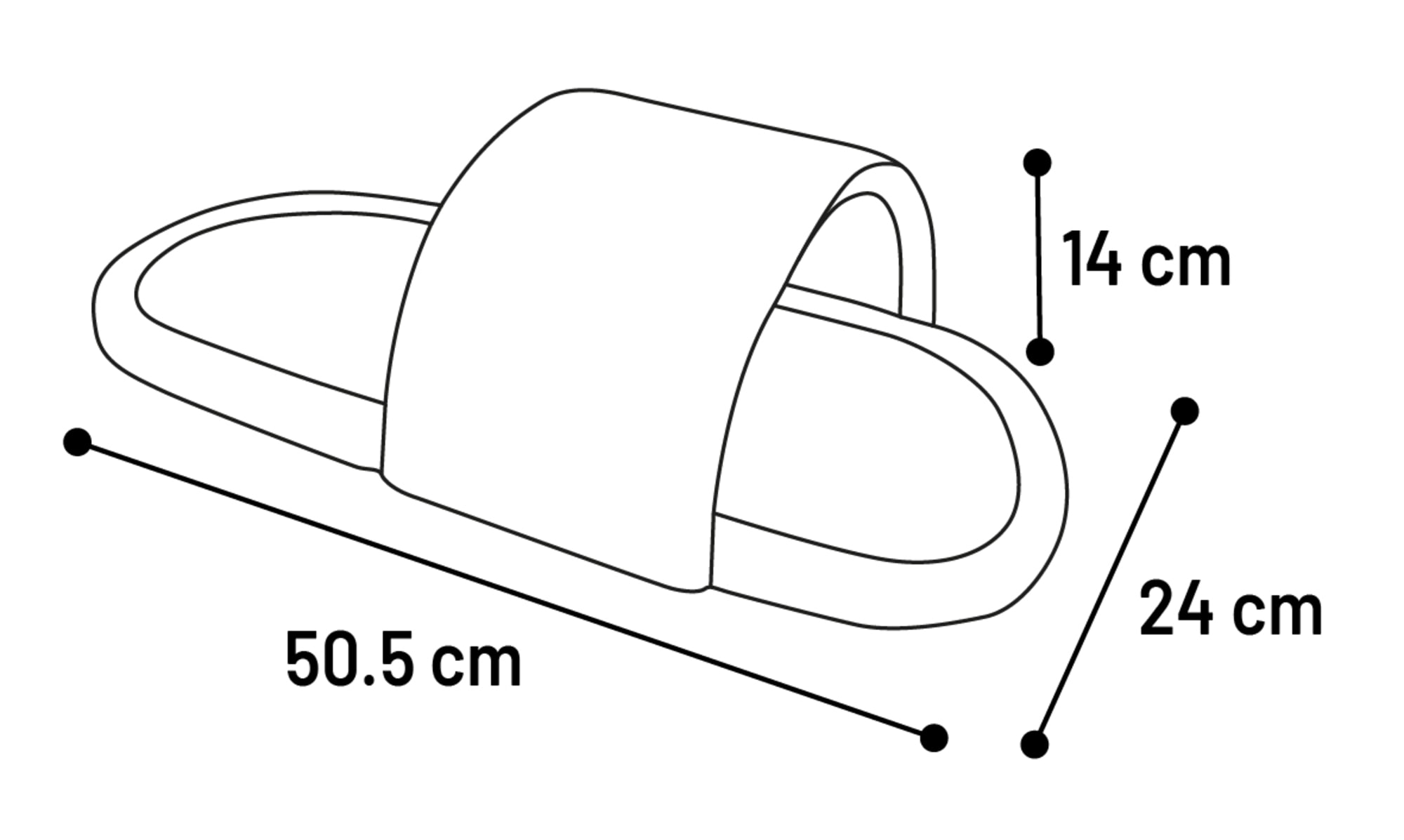 Klösbräda Slipper 50cm - 2