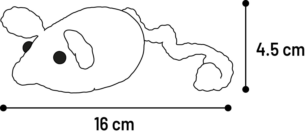 Cat Toy Wolo Mouse 16cm