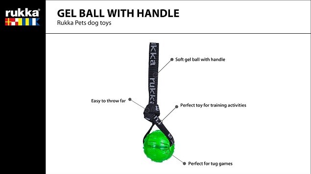 Rukka Gel Ball med handtag 25cm - 2