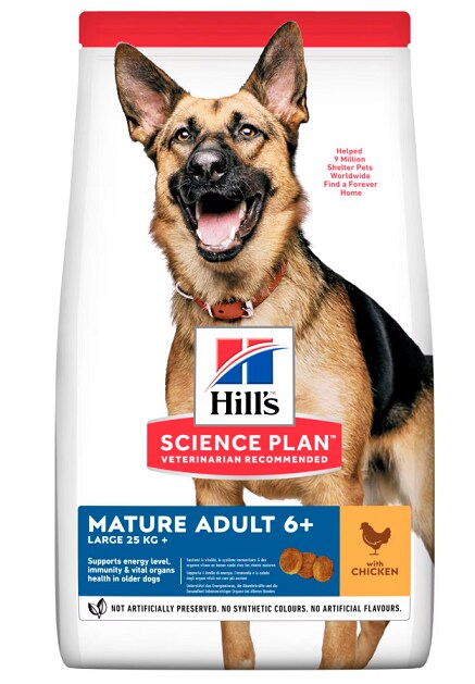 Hill's hund Mature 6+ Large Breed Kyckling 12kg