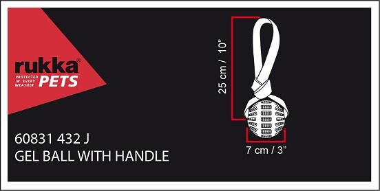 Rukka Gel Ball med handtag 25cm