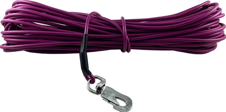 Spårlina gjuten lila 4mm/15m