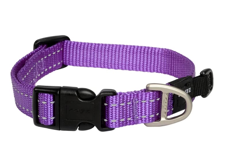 Rogz Halsband med reflex Lila