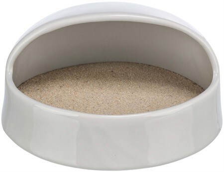 Sandbad keramik 20×10×16cm Grå