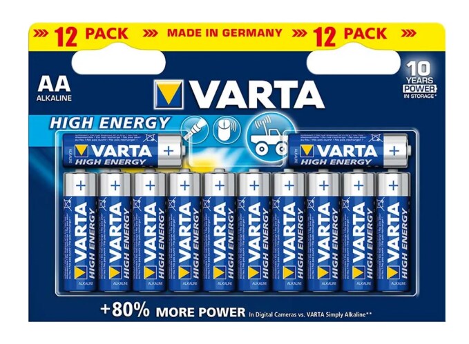 Varta Batteri Aa 12st (Lr 6)