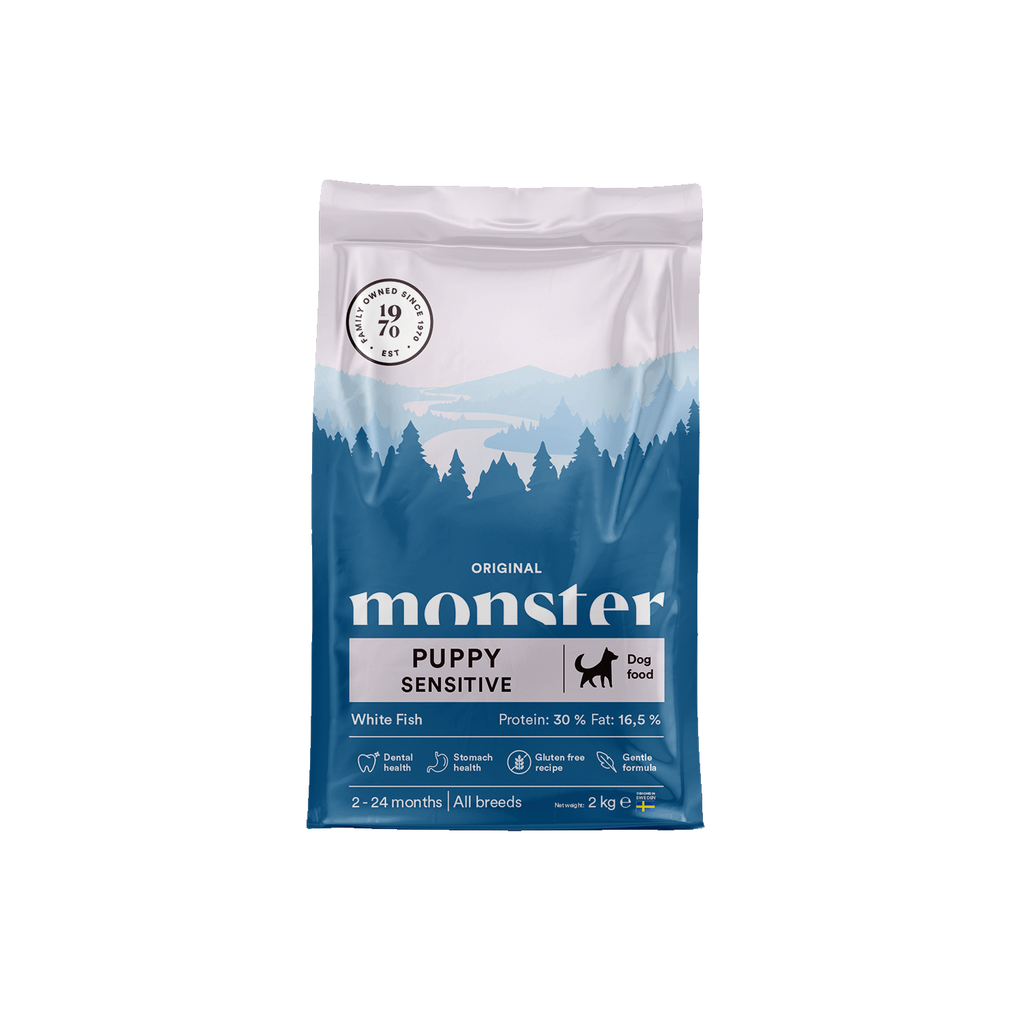 Monster Original Puppy Sensitive White Fish 12kg