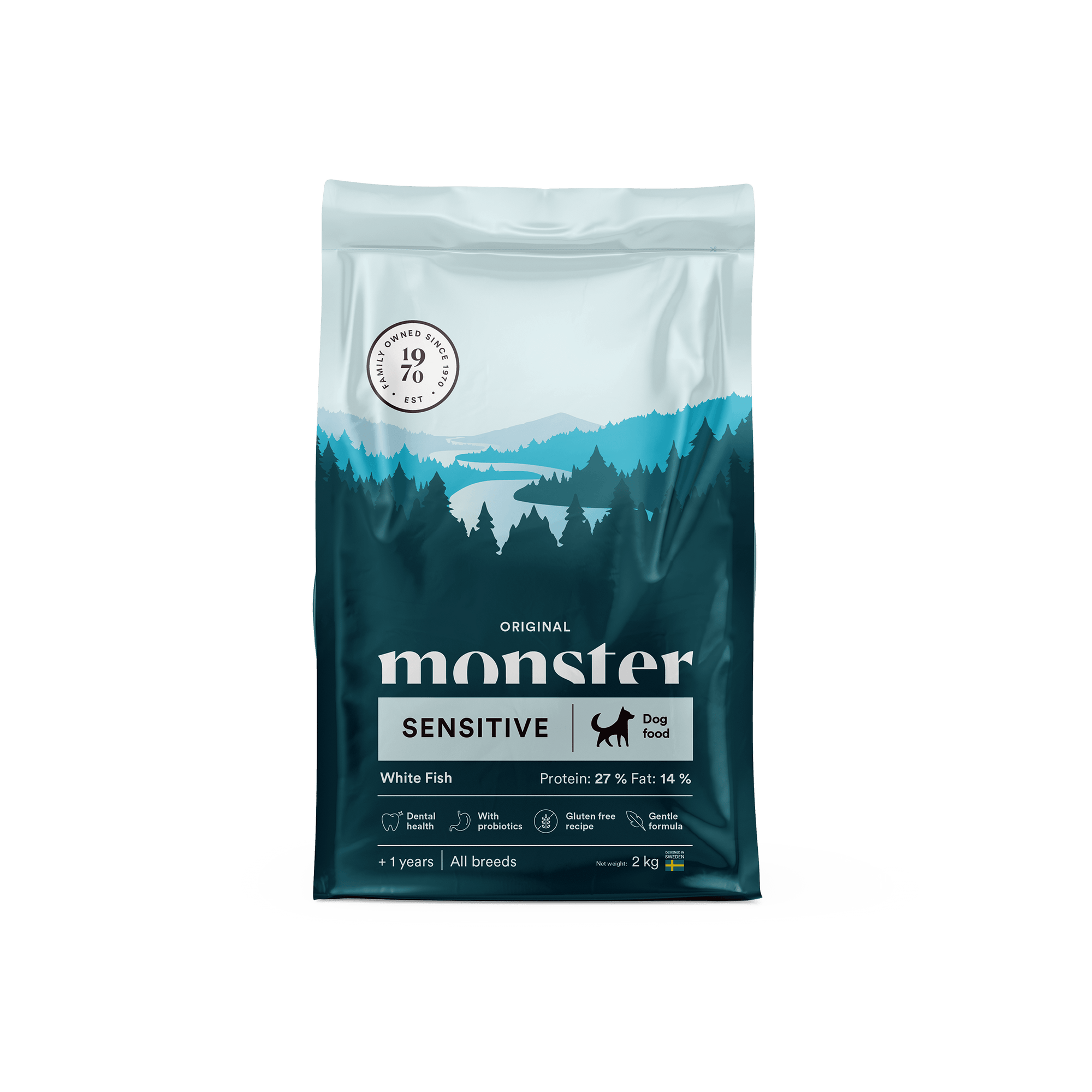 Monster Original Sensitive White Fish 12kg