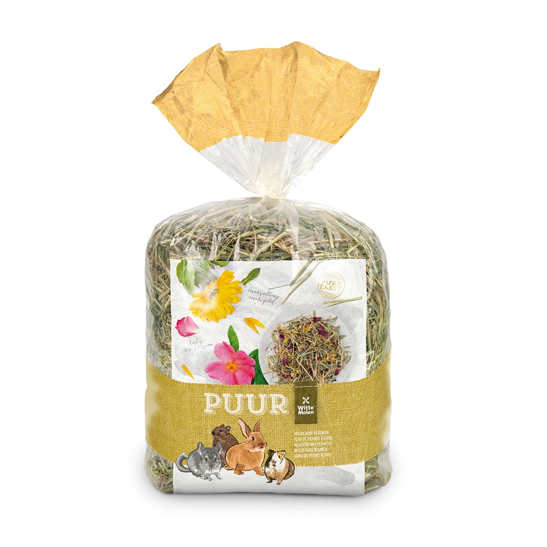 Puur Meadow hay med blommor 500g
