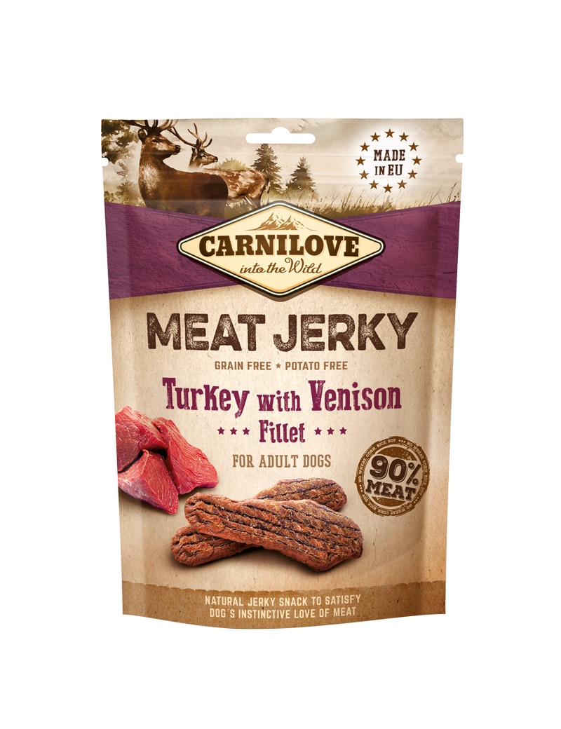 Carnilove Jerky Turkey/Venison 100g
