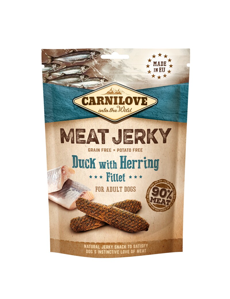Carnilove Jerky Duck/Herring 100g