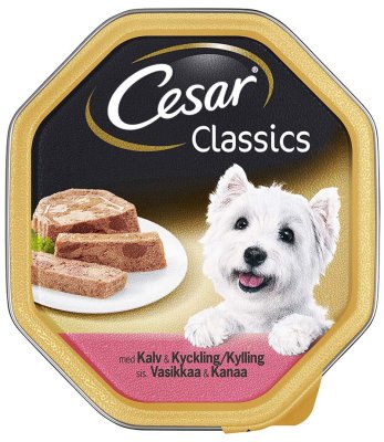 Cesar classics med kalv & kyckling 150g