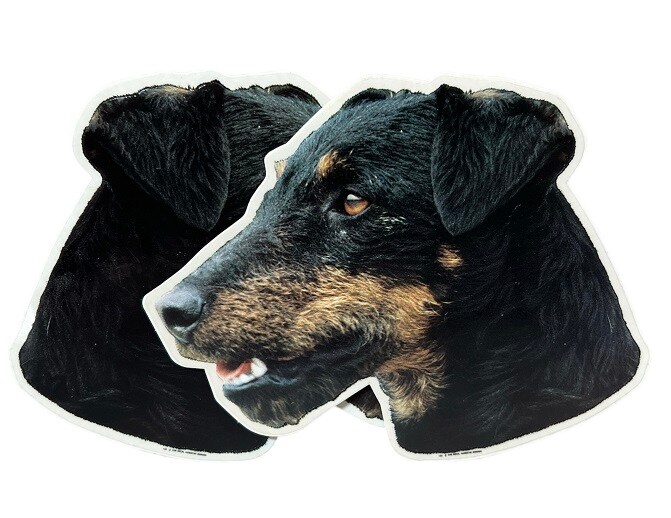 Dekal Hund medium 2-pack - Tysk Jaktterrier