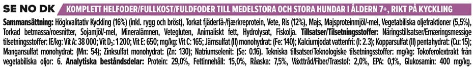 Pro Plan Medium & Large Adult Age Defence 7+ 3kg