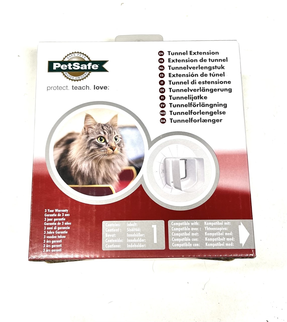 Petsafe Tunnel till 4-vägs kattlucka