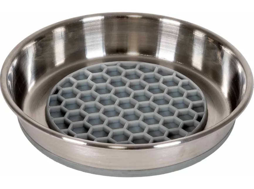 Cat Bowl Slowfeeder Grey 500ml