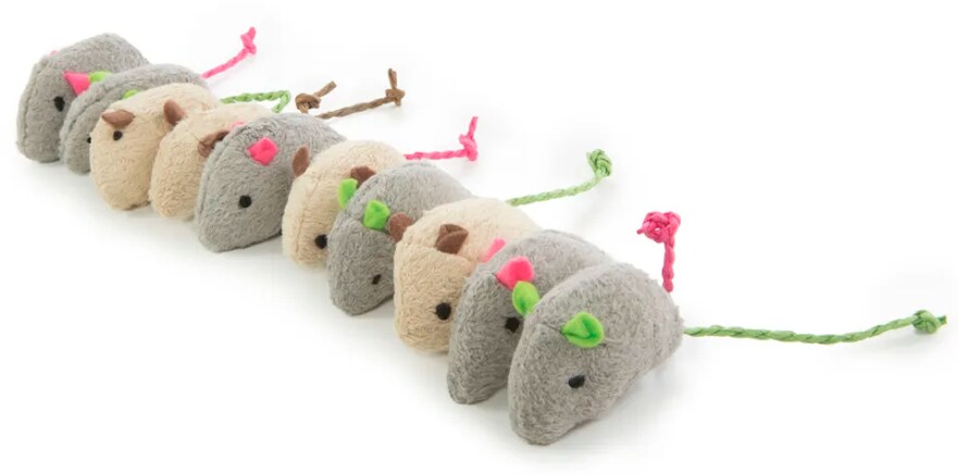 Smartykat Skitter Critters Mice 10-pack