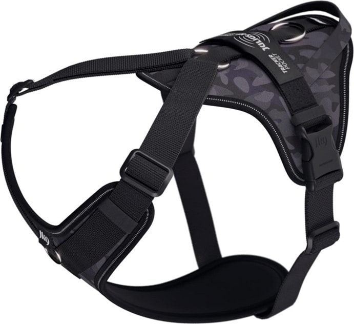 Julius-K9 Longwalk Y-sele med handtag Camo