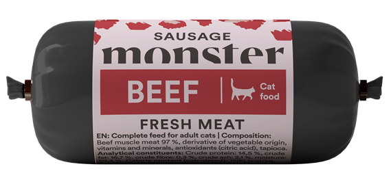 Monster Cat Sausage Beef 80g