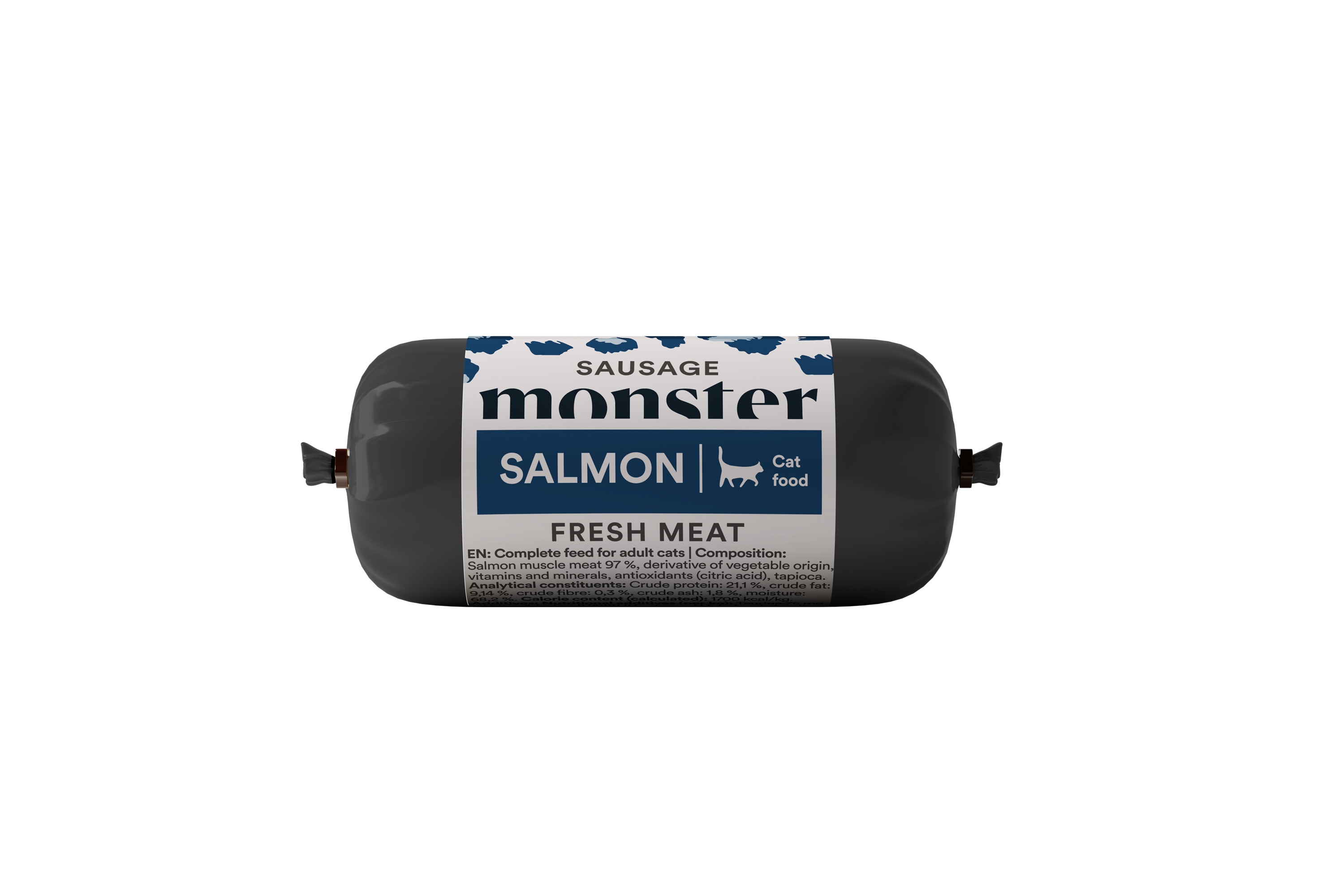 Monster Cat Sausage Salmon 80g