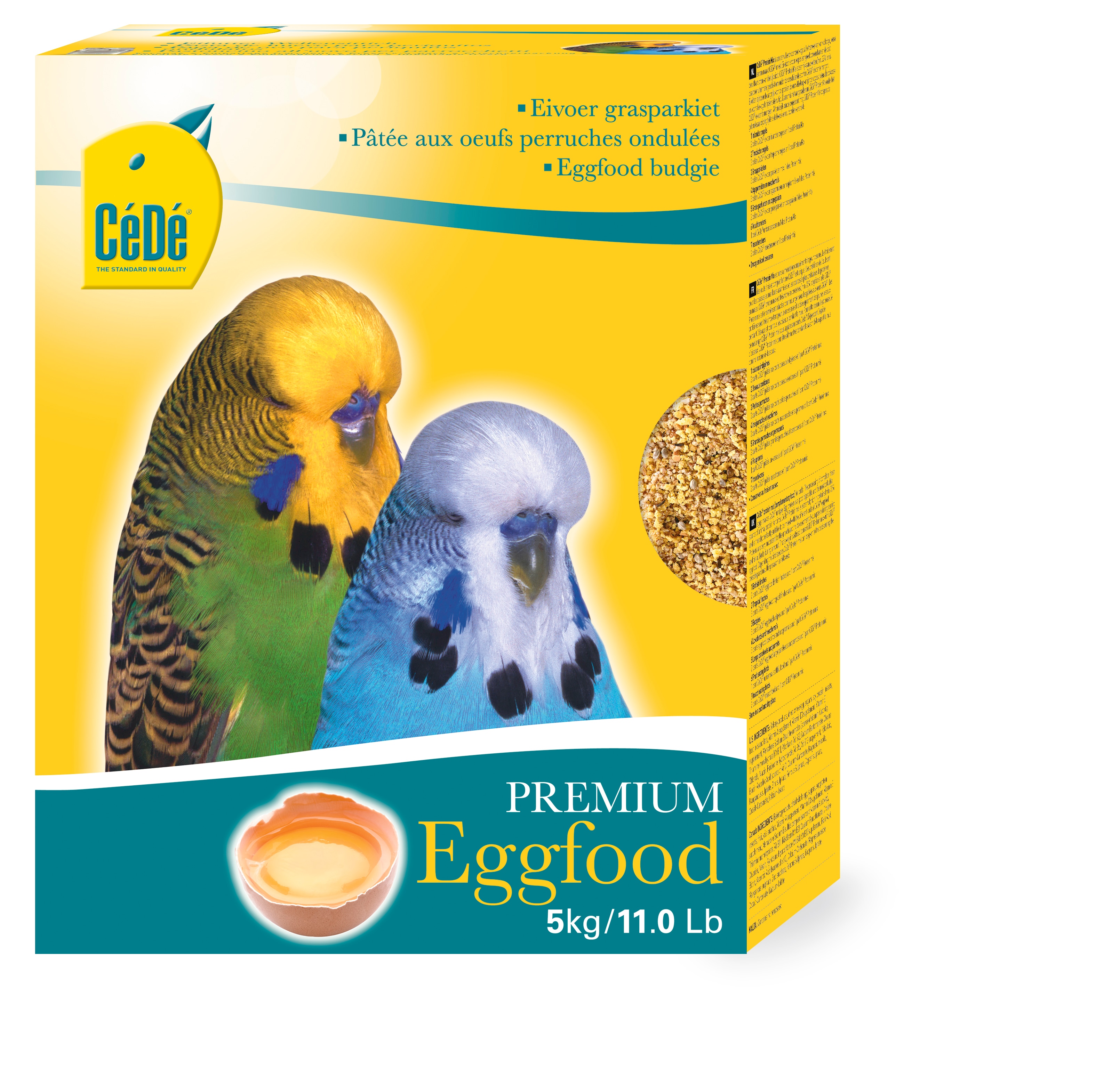 Cede äggfoder Undulat 5kg - 2