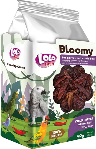 Bloomy Chili Pepper 40g Fågel