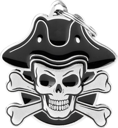 ID-bricka Bronx Pirat Dödskalle