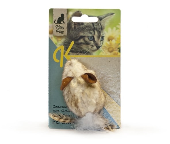 Kattleksak mus pipande Kitty play