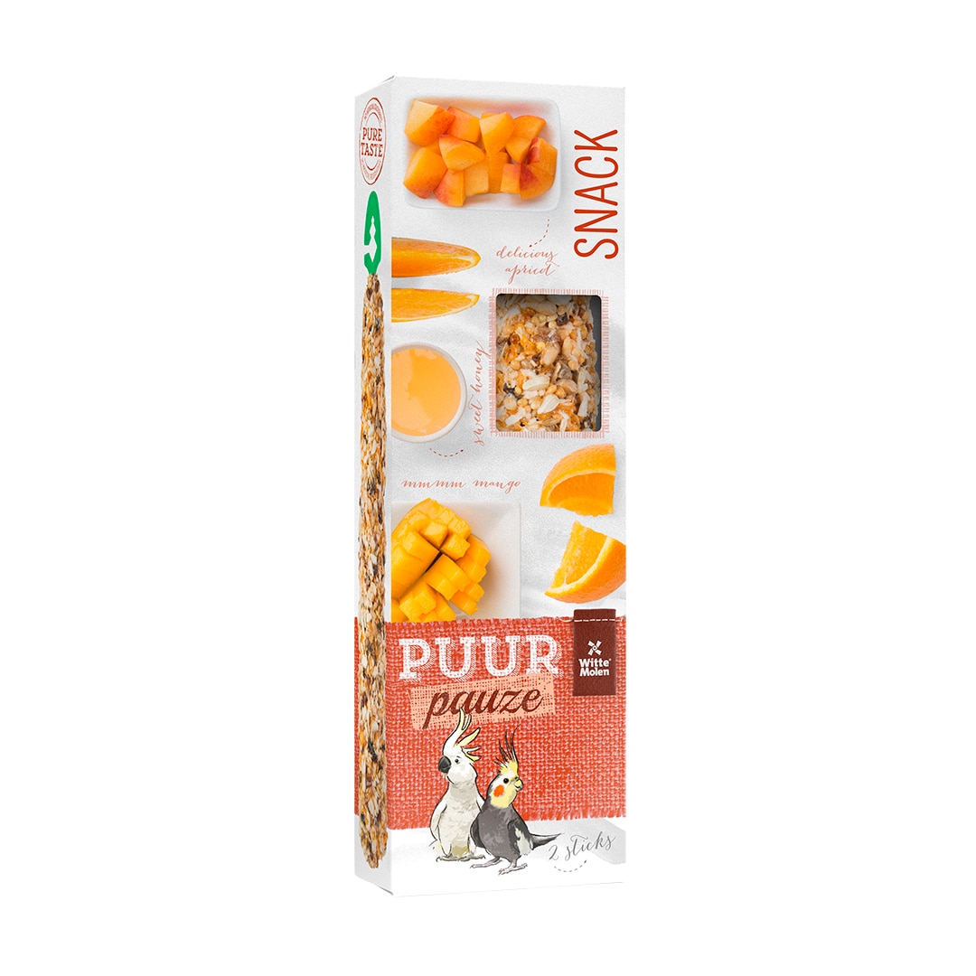 Puur Sticks Parakit Apricot 2-pack