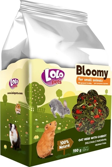 Bloomy Oat Herb with carrot 150g Smådjur
