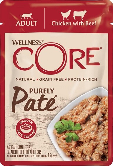 Core Purely Pate Chicken with Beef 85g