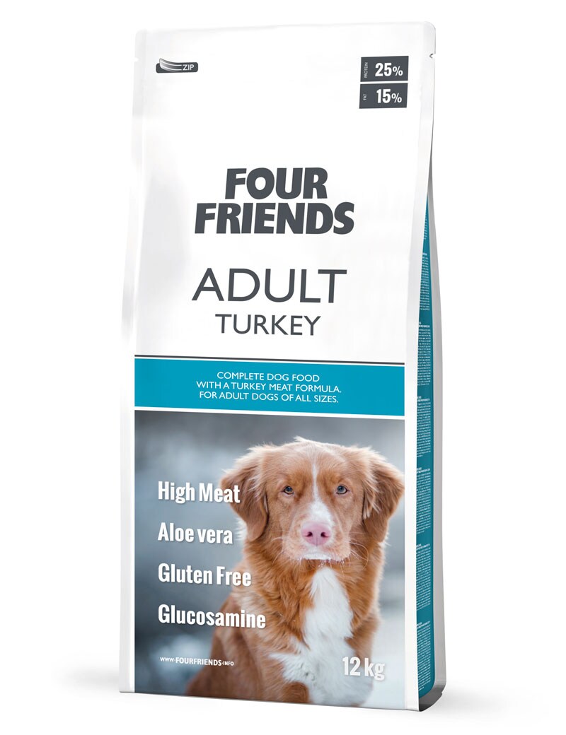 FourFriends grainfree adult kalkon 12kg