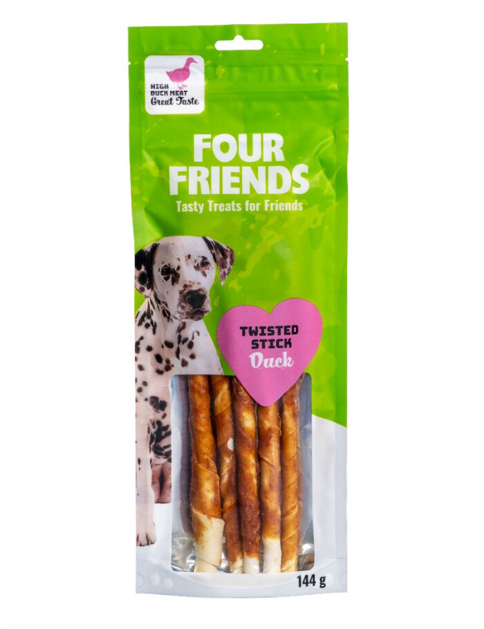 FourFriends Tuggpinnar med anka 25cm 5-pack