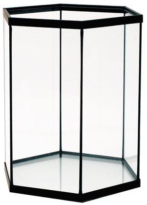 Akvarium 6-kant 69L 38x55cm