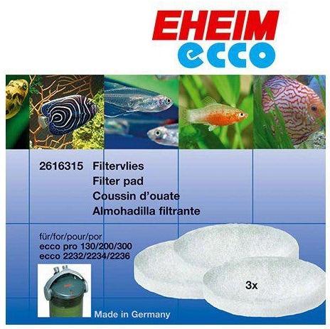 Filterplattor vit/Ecco Pro