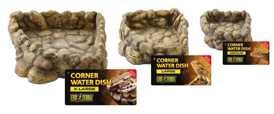 Exo-Terra Hörnskål Medium 12,5x13cm - 2