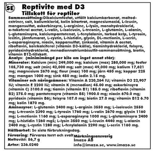 Zoomed Reptivite 56,7g - 2