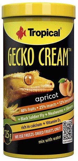 Tropical Gecko Cream Apricot 100ml