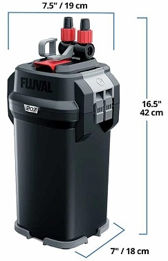 Fluval ytterfilter 207 - för akv 60-220L - 2