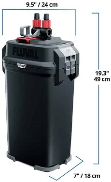 Fluval ytterfilter 407 - för akv 150-500L - 2